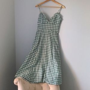 Cottagecore Plaid Dress